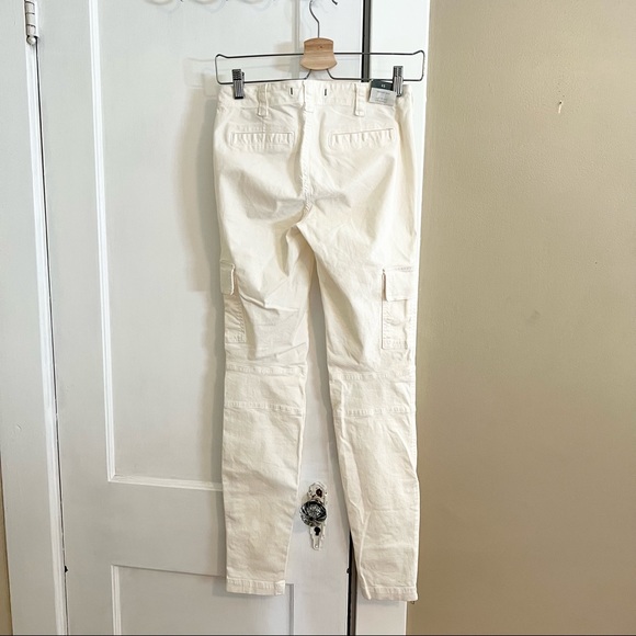 J brand maverick cargo jeans in white utility skinny - Picture 5 of 10